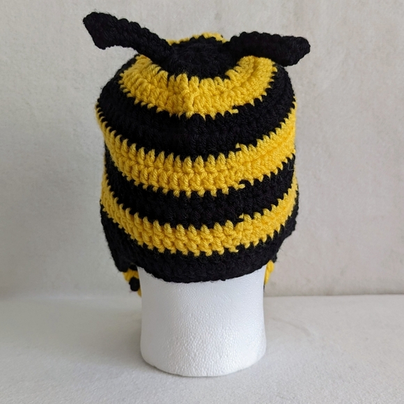 Hat Handmade Bumblebee One Size Fits Most Adults EUC - Picture 7 of 9